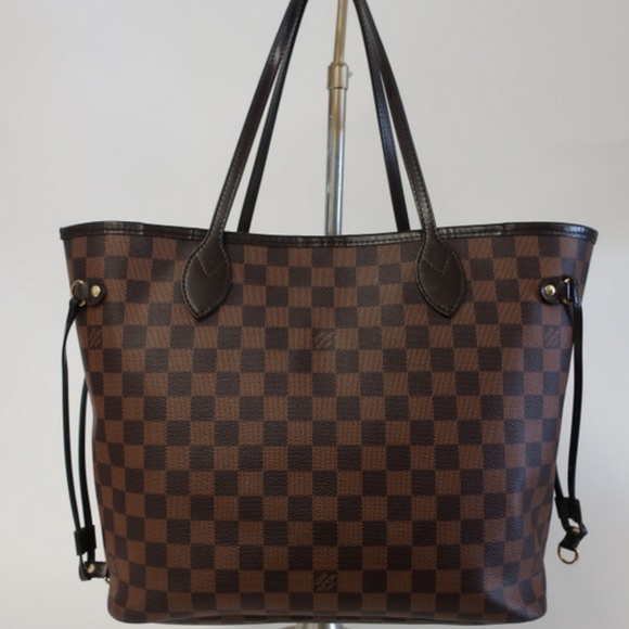 Louis Vuitton Handbags - Louis Vuitton Neverfull MM Damier Ebene Tote Bag